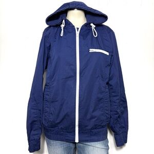 Urban outfitters BDG blue zip up windbreaker jacket